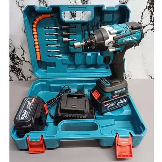 Aku udarni odvijač srafilica 128v + 5 gedora + alat